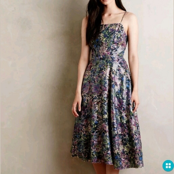 Tracy Reese Sequined Bateau Dress Sz 2 NWOT - Picture 2 of 8